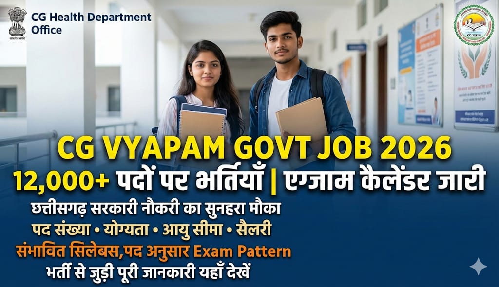 CG Vyapam Govt Job 2026